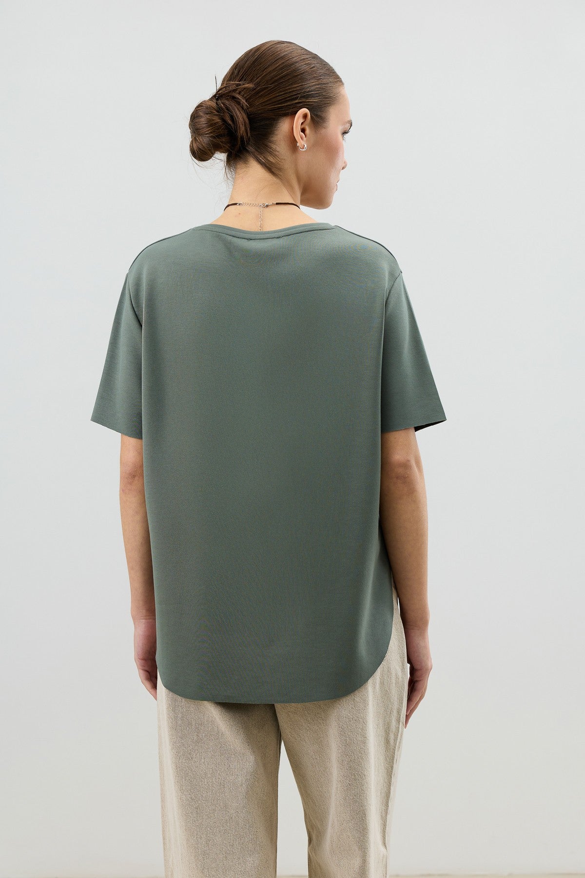 Antioch Dökümlü Kadın T-Shirt