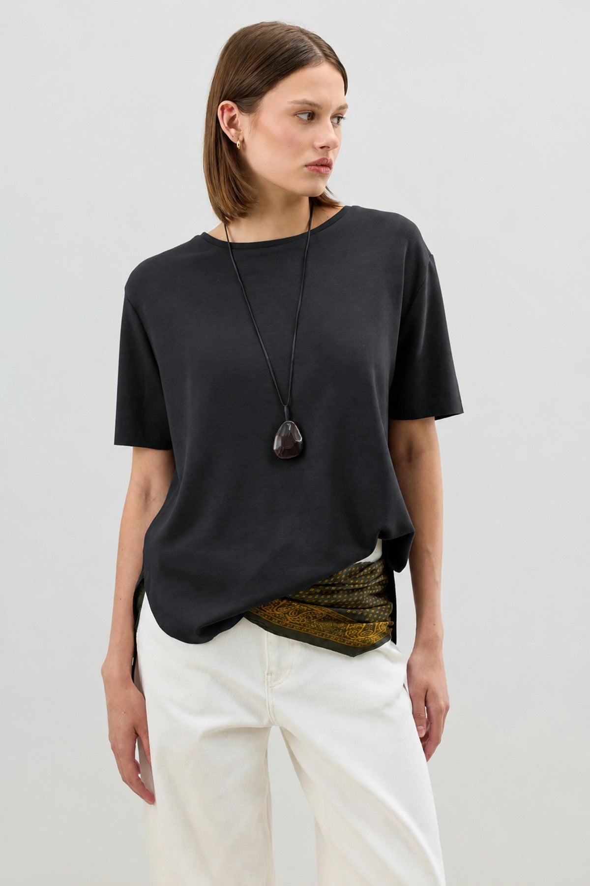 Antioch Dökümlü Kadın T-Shirt