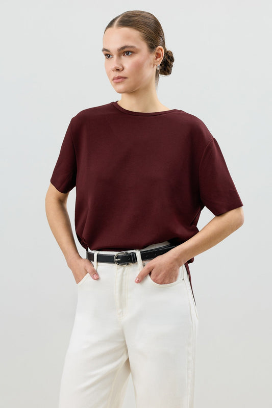 Antioch Dökümlü Kadın T-Shirt
