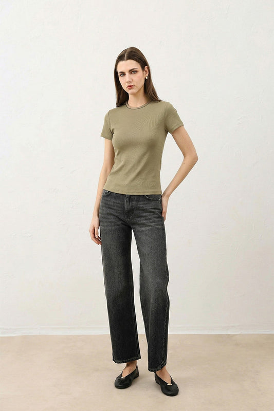 Antioch Kadın Basic T-Shirt