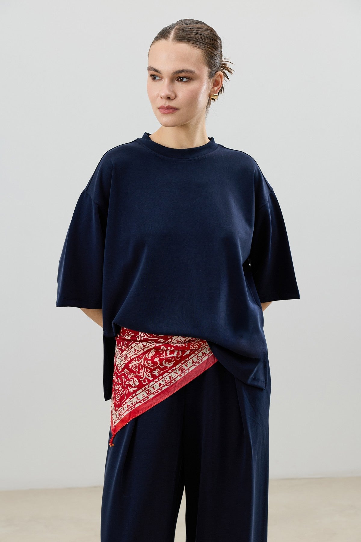 Antioch Modal Karışımlı T-Shirt Pantolon Kadın Takım