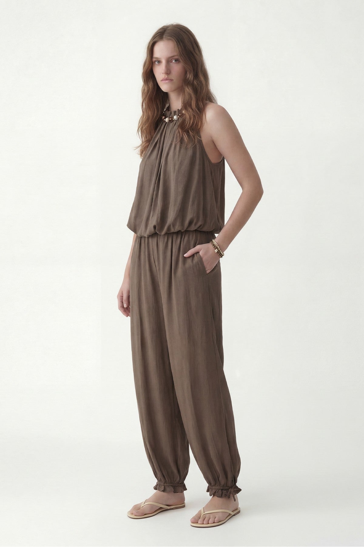 100% Lyocell Bluz Pantolon Takım
