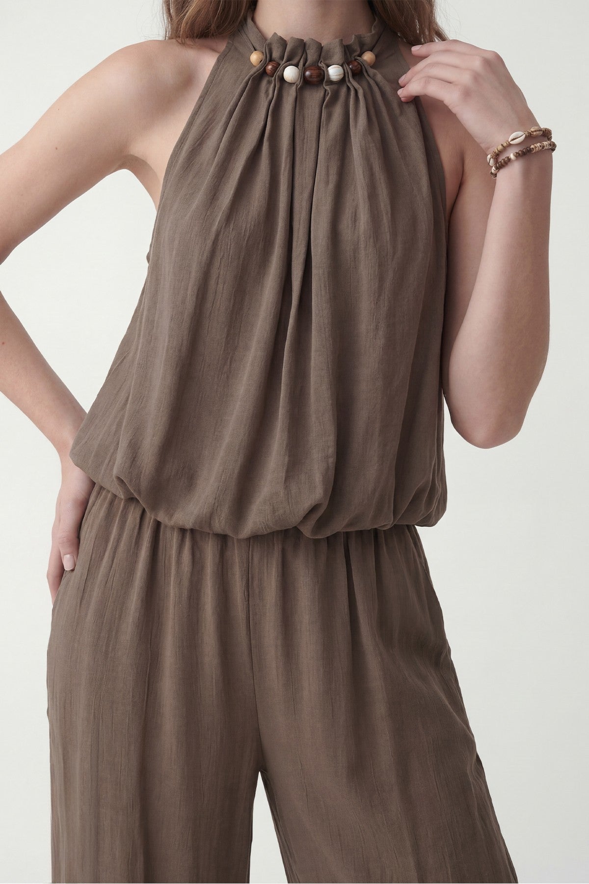 100% Lyocell Bluz Pantolon Takım