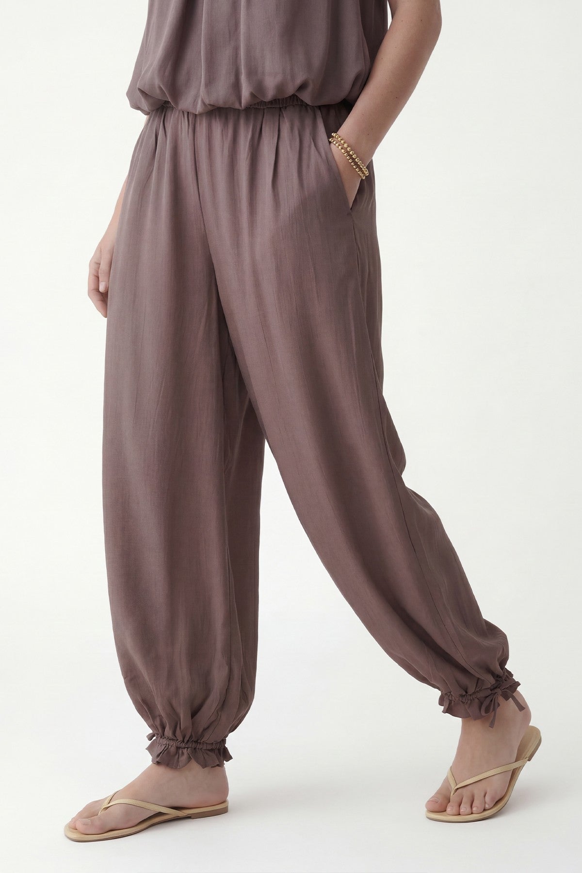 100% Lyocell Bluz Pantolon Takım