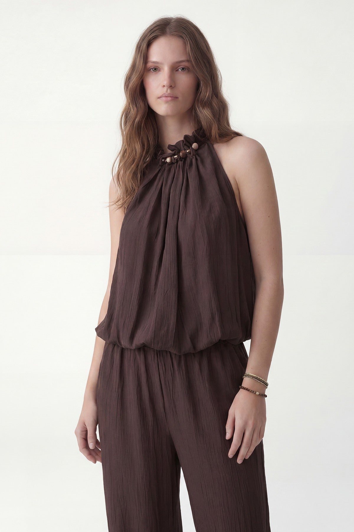 100% Lyocell Bluz Pantolon Takım